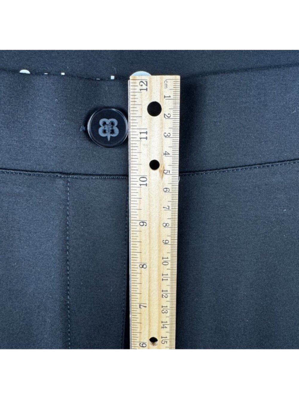 Betabrand Two-Pocket Bootcut Dress Pant Yoga Pants 2XP Black Ponte Knit Workwear - Picture 9 of 10